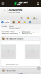 Mobile Screenshot of oceansmile.deviantart.com