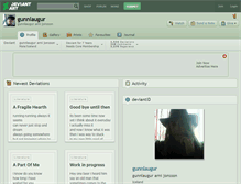 Tablet Screenshot of gunnlaugur.deviantart.com
