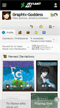 Mobile Screenshot of graphix-goddess.deviantart.com