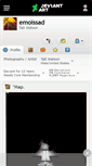 Mobile Screenshot of emoissad.deviantart.com