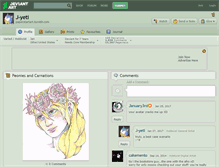 Tablet Screenshot of j-yeti.deviantart.com