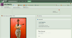 Desktop Screenshot of lady-magenta.deviantart.com