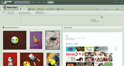 Desktop Screenshot of maha-miau.deviantart.com