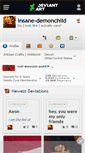 Mobile Screenshot of insane-demonchild.deviantart.com