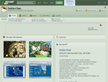 Tablet Screenshot of dottie-chan.deviantart.com