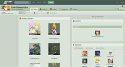 Desktop Screenshot of link-zelda-club.deviantart.com
