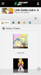 Mobile Screenshot of link-zelda-club.deviantart.com