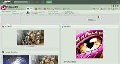 Desktop Screenshot of pinkrose3101.deviantart.com