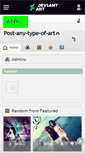 Mobile Screenshot of post-any-type-of-art.deviantart.com