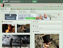 Tablet Screenshot of anoreksi.deviantart.com