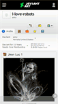 Mobile Screenshot of i-love-robots.deviantart.com