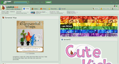 Desktop Screenshot of cutekick.deviantart.com