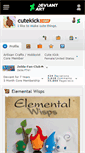 Mobile Screenshot of cutekick.deviantart.com