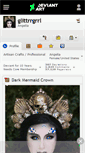 Mobile Screenshot of glittrrgrrl.deviantart.com