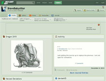 Tablet Screenshot of bravebabysitter.deviantart.com