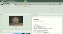 Desktop Screenshot of bluefire770.deviantart.com