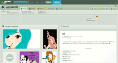Desktop Screenshot of animegal323.deviantart.com