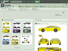 Tablet Screenshot of dmcjedi.deviantart.com