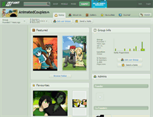 Tablet Screenshot of animatedcouples.deviantart.com