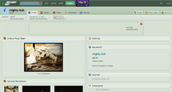 Desktop Screenshot of mighty-bob.deviantart.com