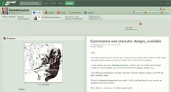 Desktop Screenshot of hannahloulou.deviantart.com