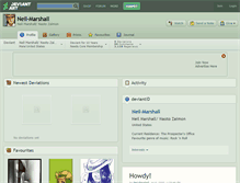 Tablet Screenshot of neil-marshall.deviantart.com