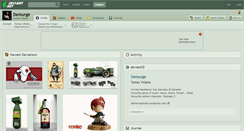 Desktop Screenshot of demurge.deviantart.com