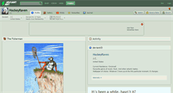 Desktop Screenshot of hockeyraven.deviantart.com
