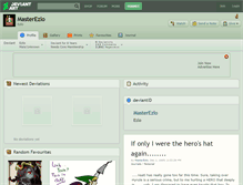 Tablet Screenshot of masterezlo.deviantart.com