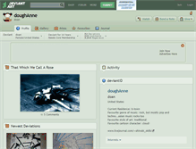 Tablet Screenshot of doughanne.deviantart.com