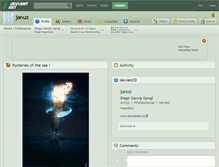 Tablet Screenshot of januz.deviantart.com
