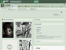 Tablet Screenshot of j-t-h-m.deviantart.com