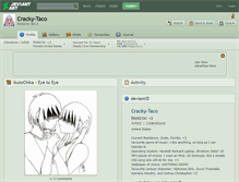 Tablet Screenshot of cracky-taco.deviantart.com