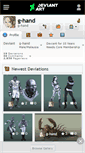 Mobile Screenshot of g-hand.deviantart.com