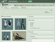 Tablet Screenshot of g-hand.deviantart.com