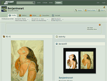 Tablet Screenshot of benjaminorart.deviantart.com