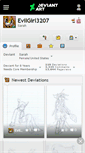 Mobile Screenshot of evilgirl3207.deviantart.com
