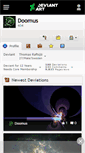 Mobile Screenshot of doomus.deviantart.com