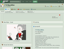 Tablet Screenshot of f-w-bourdillon.deviantart.com
