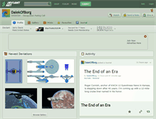 Tablet Screenshot of dalekofborg.deviantart.com