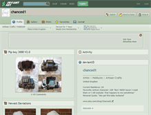 Tablet Screenshot of chanced1.deviantart.com