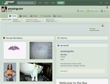 Tablet Screenshot of amazingcolor.deviantart.com