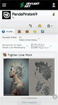 Mobile Screenshot of pandapirate69.deviantart.com