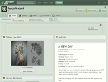 Tablet Screenshot of pandapirate69.deviantart.com
