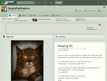 Tablet Screenshot of ghostoftheshadowz.deviantart.com