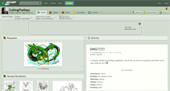 Desktop Screenshot of cuttingthedays.deviantart.com