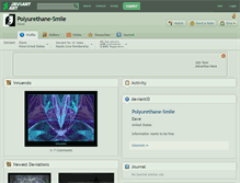 Tablet Screenshot of polyurethane-smile.deviantart.com