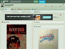 Tablet Screenshot of ananami919.deviantart.com