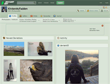 Tablet Screenshot of kirstenmcfadden.deviantart.com