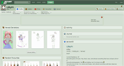 Desktop Screenshot of lility91.deviantart.com